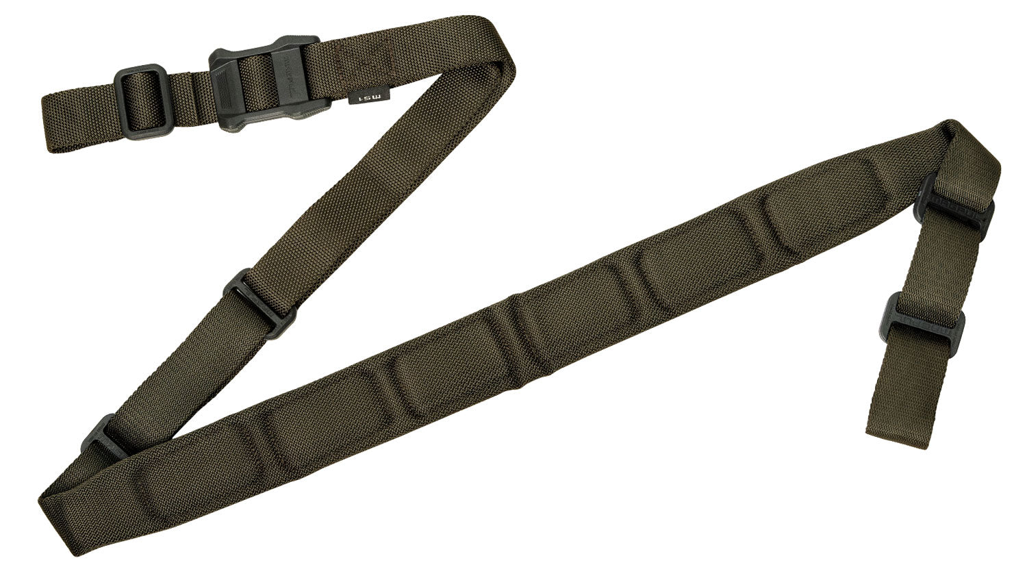 Magpul MAG545RGR MS1 Padded Rifle Sling Ranger Green Nylon 48"-60" Two-Point