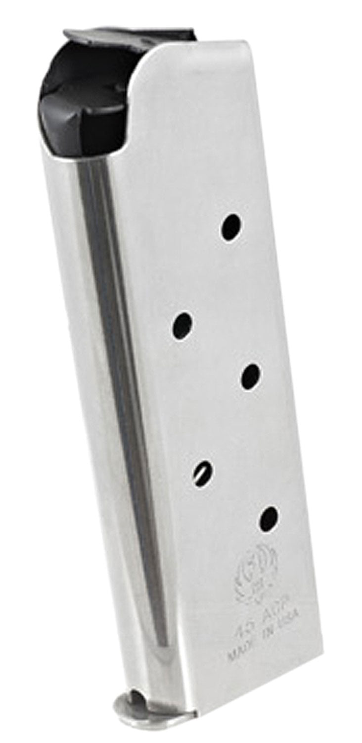 Ruger 90664 SR1911 Officer Pistol Magazine 45 ACP 7 Round Stainless