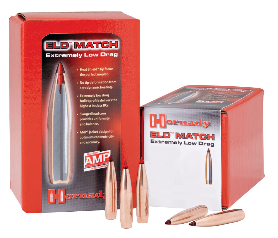 Hornady 26331 6.5mm .264 Diameter 140 Grain ELD Match Component Bullets Box of 100