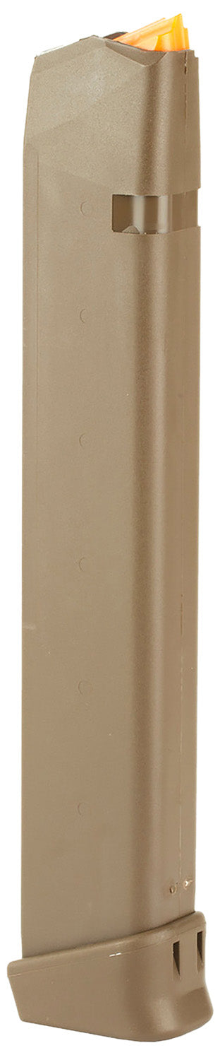 Glock G17/G34 33-Round 9mm FDE Polymer High-Capacity Magazine 47463