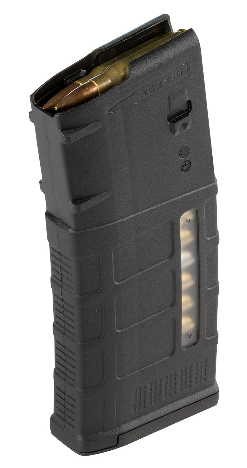 Magpul MAG577BLK PMAG GEN M3 25rd 308 Win/7.62x51mm NATO Detachable Magazine with Capacity Window for SR25/M110 Black