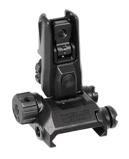 Magpul MAG527-BLK MBUS Pro LR Rear Backup Sight Adjustable Steel Black AR-15