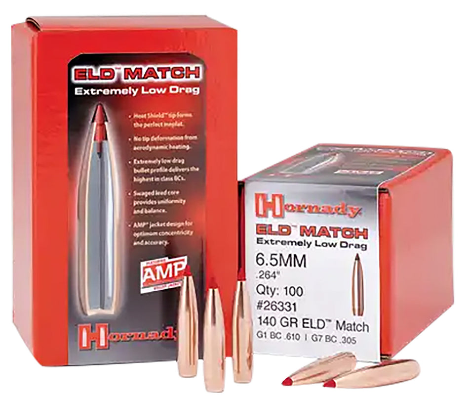 Hornady 33381 338 Cal .338 Diameter 285 Grain ELD Match Component Bullets Box of 50