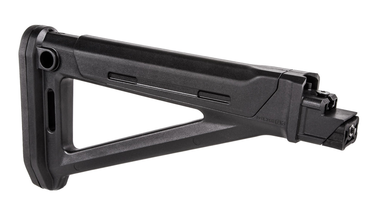 Magpul MAG616 MOE Fixed AK Platform Stock Black Synthetic with Rubber Butt-Pad