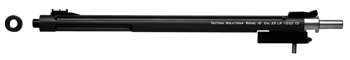 Tactical Solutions X-Ring 22 LR Takedown Replacement Barrel 16.50" Black Matte Finish Ruger 10/22