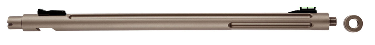 Tactical Solutions X-Ring 22 LR Replacement Barrel 16.50" Quicksand Finish with Fiber Optic Sights Ruger 10/22