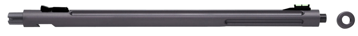 Tactical Solutions X-Ring 22 LR Replacement Barrel 16.50" Gunmetal Gray Finish with Fiber Optic Sights Ruger 10/22