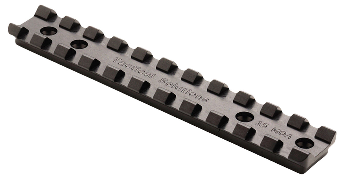 Tactical Solutions Ruger 10/22 15 MOA Elevated Picatinny Scope Rail Black