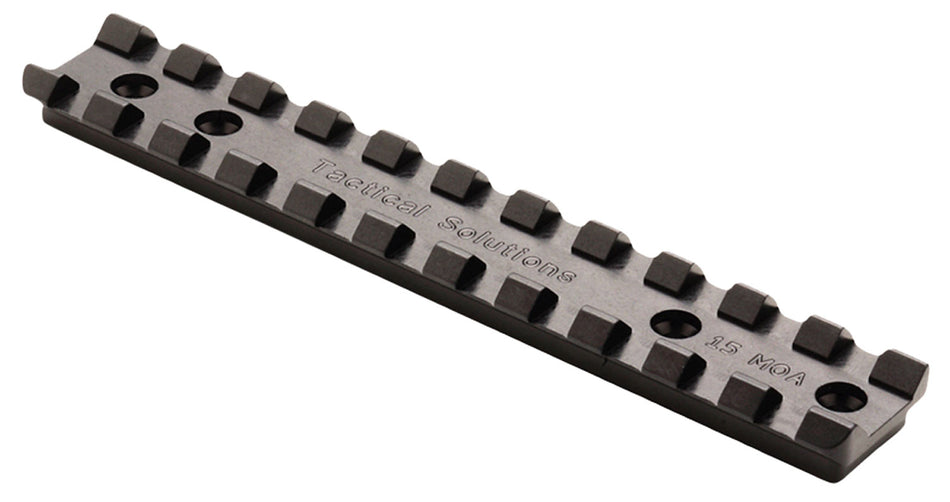 Tactical Solutions Ruger 10/22 15 MOA Elevated Picatinny Scope Rail Black