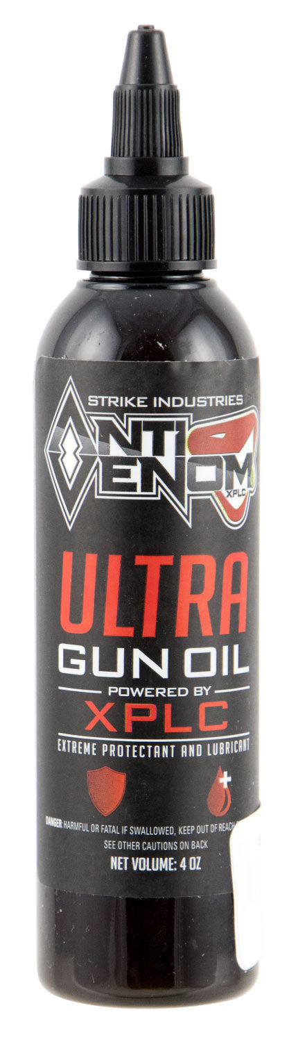 Strike Industries Anti Venom Ultra Gun Oil 4 oz Squeeze Bottle Extreme Duty