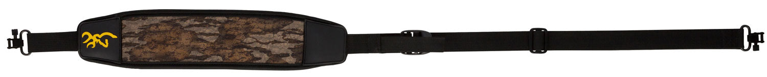 Browning Waterfowl Adjustable Neoprene Sling with Swivels - Mossy Oak Bottomland