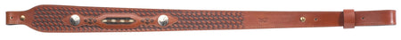 Browning Buffalo Nickel Full-Grain Leather Rifle Sling with Basketweave Design