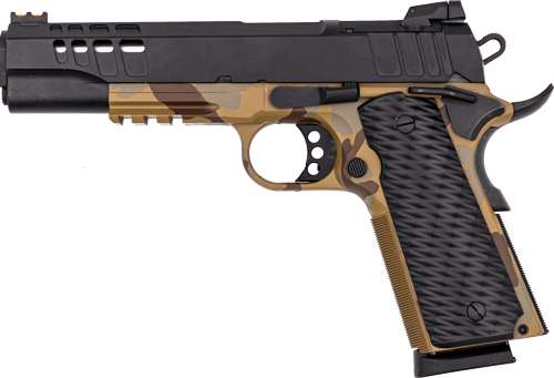 GREAT LAKES GL1911 45ACP PSTL 5" MISSION SAHARA, RMSC CUT 2-7RD