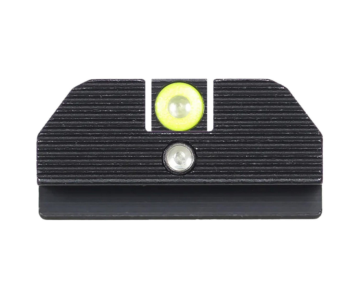 Night Fision GLK001015YGZ SOTG Accur8 Green Tritium Yellow Outline Front Black Rear Glock 17/17L/19