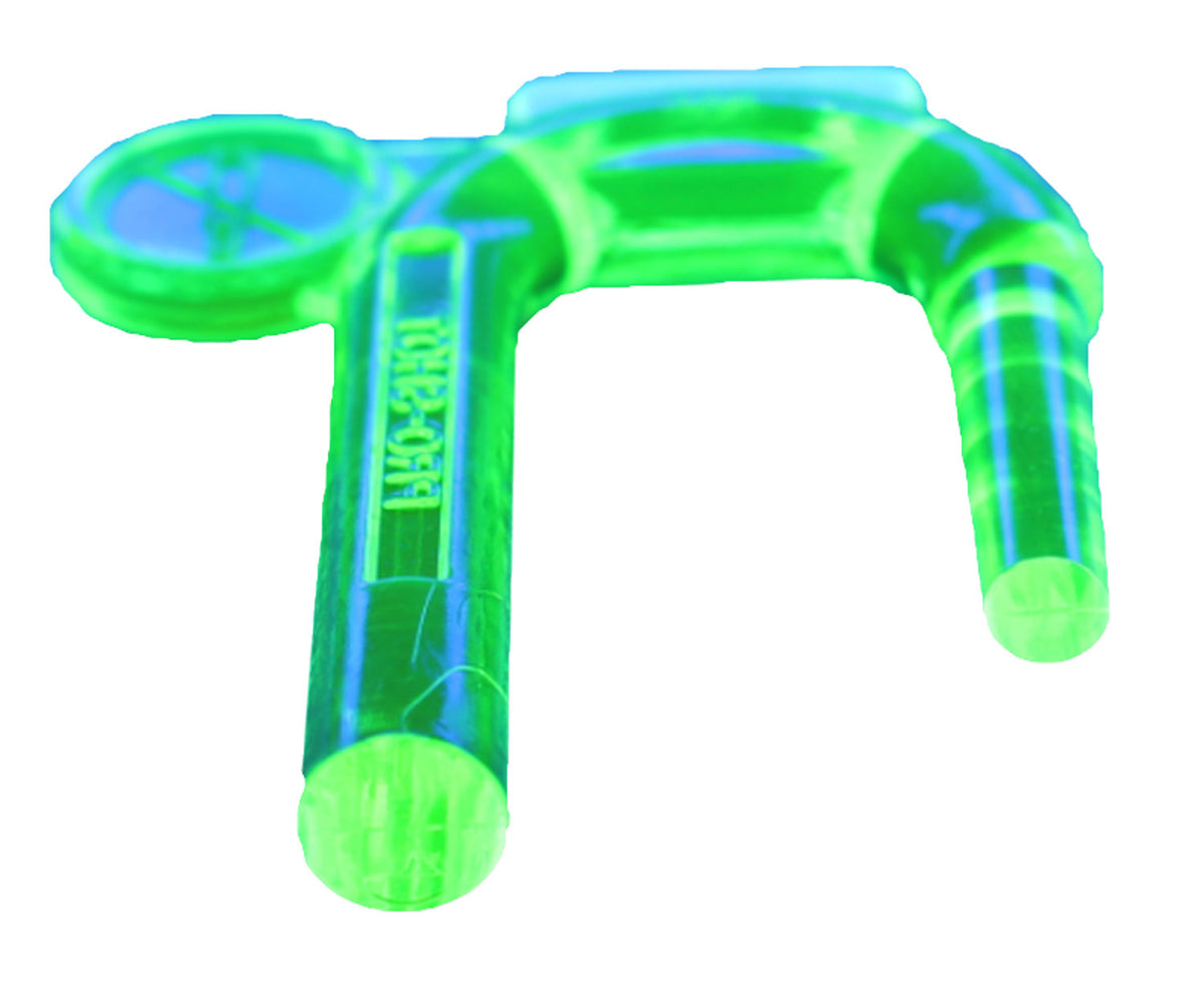 Pro-Shot BL2CFGREEN .22 Cal & Up Fiber Optic UV Bore Light Chamber Flag Neon Green 2 Pack