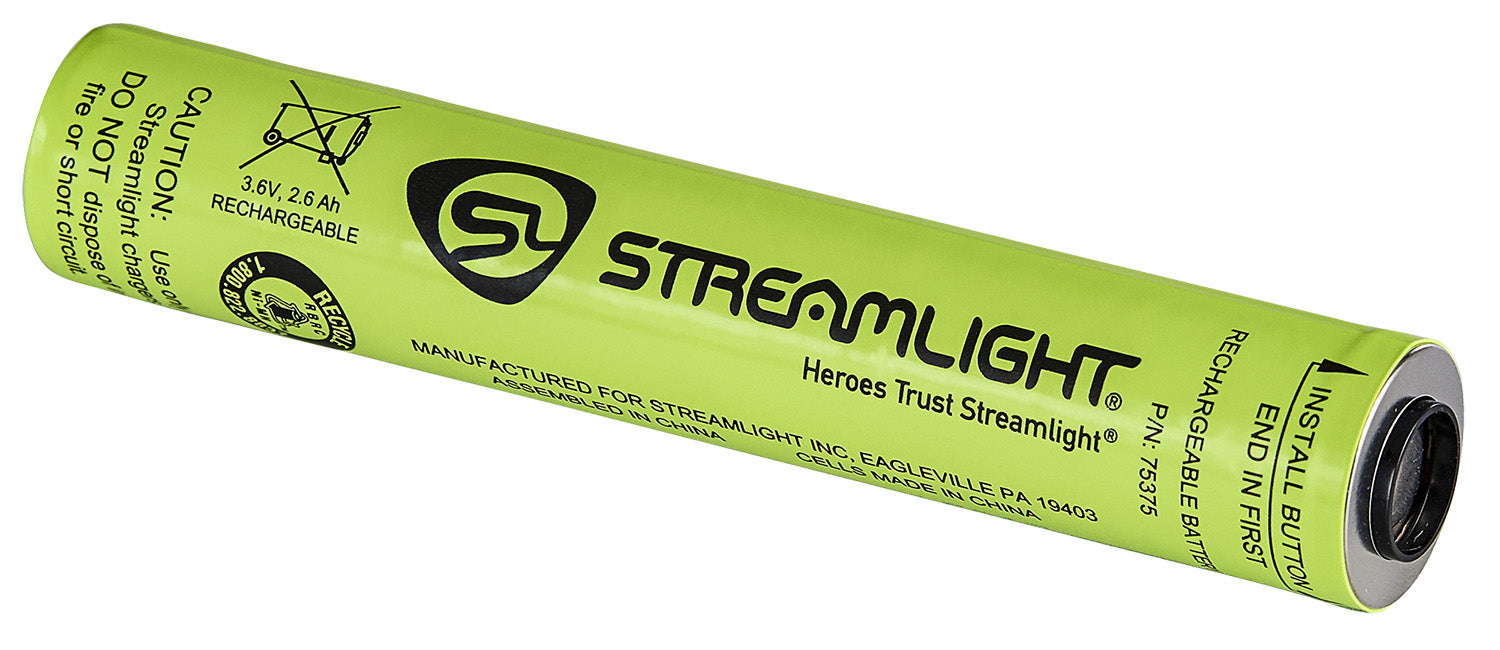 Streamlight 75375 Rechargeable Battery for Stinger LED and Xenon Flashlights 3.6V