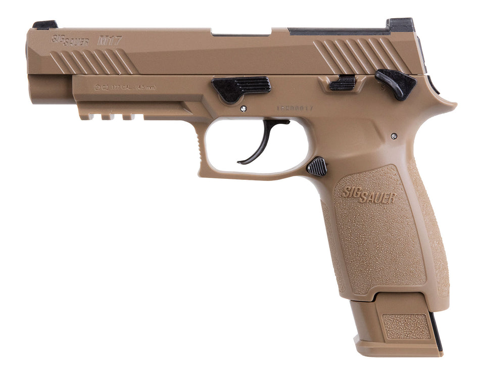 Sig Sauer P320 M17 Air Pistol CO2 .177 Cal 20+1 4.7" Barrel Coyote Frame