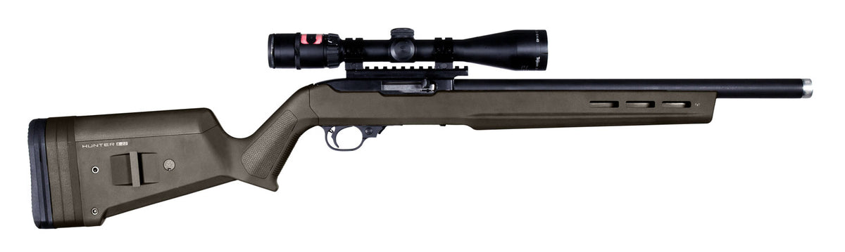 Magpul MAG548-ODG Hunter X-22 Chassis Stock OD Green for Ruger 10/22 with M-LOK