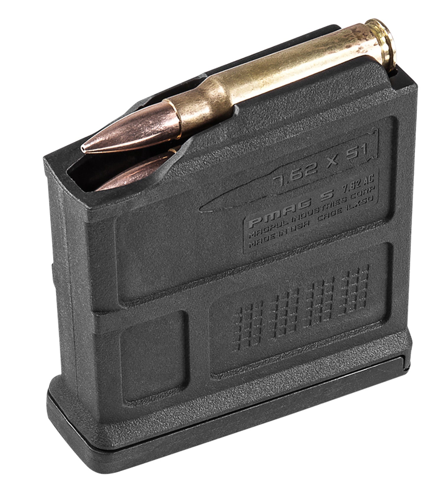Magpul MAG549BLK PMAG 5rd AICS Short Bolt Action Magazine 308 Win/260 Rem/243 Win/7.62x51mm NATO Black Polymer