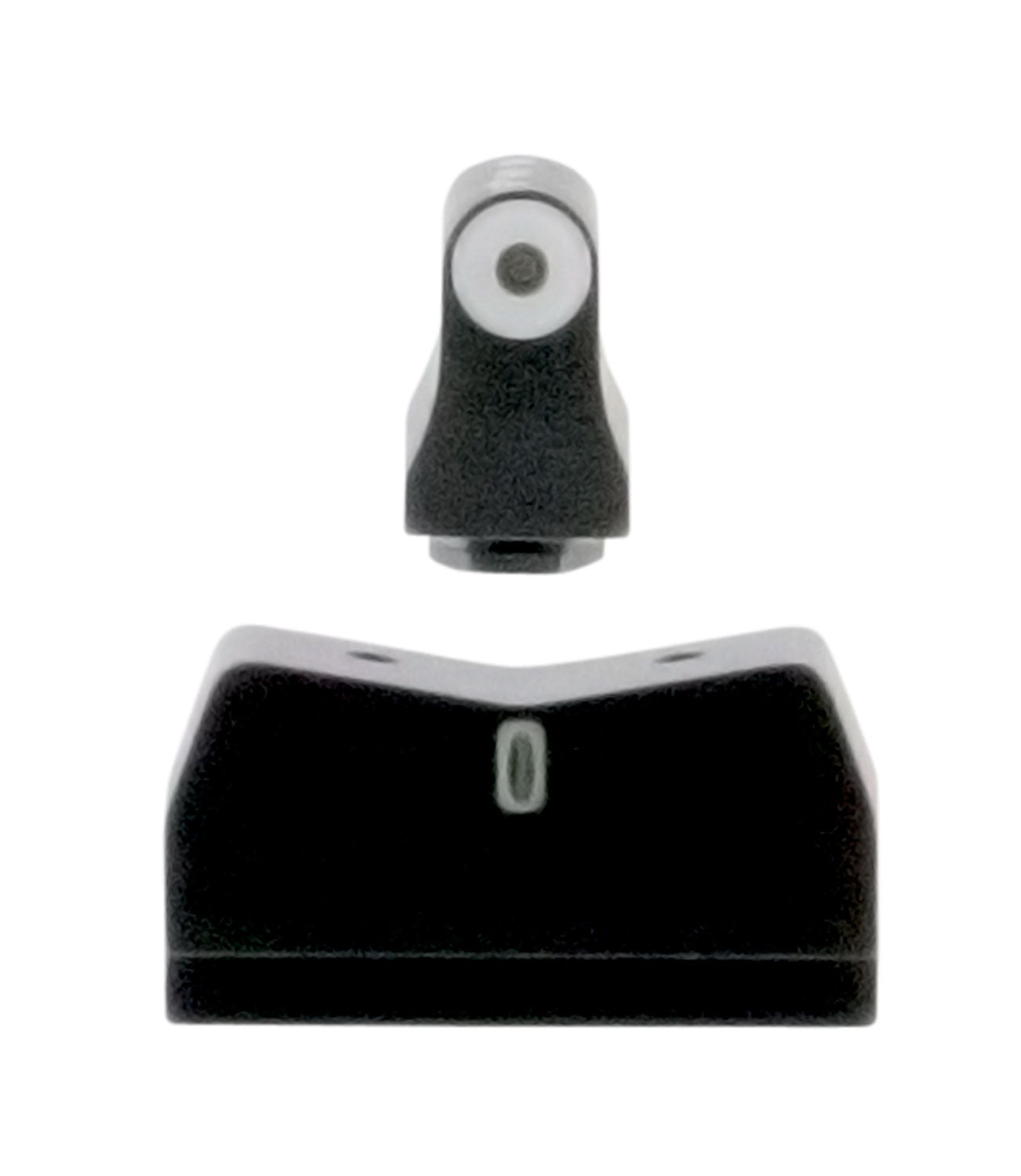 XS Sights GL0004S5 Big Dot Night Sights, Glock - Green Tritium White Outline Front & Rear