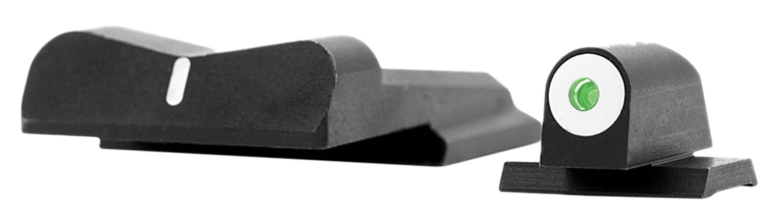 XS Sights SW0019S3 DXW Big Dot Night Sights, Green Tritium Front/White Stripe Rear - S&W