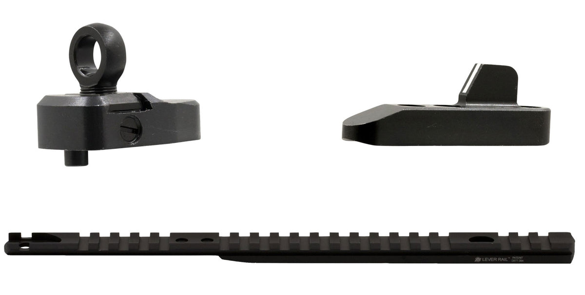 XS Sights ML10015 Marlin 1895 Optic Rail Mount with Ghost Ring WS Backup Iron Sights