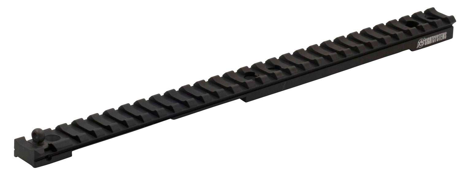 XS Sights RU5000RN Black Anodized Scout Rail Mount with Ghost Ring for Ruger GunSite