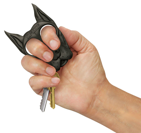 PSP SPIKEBK Black ABS Plastic Spike Self-Defense Keychain