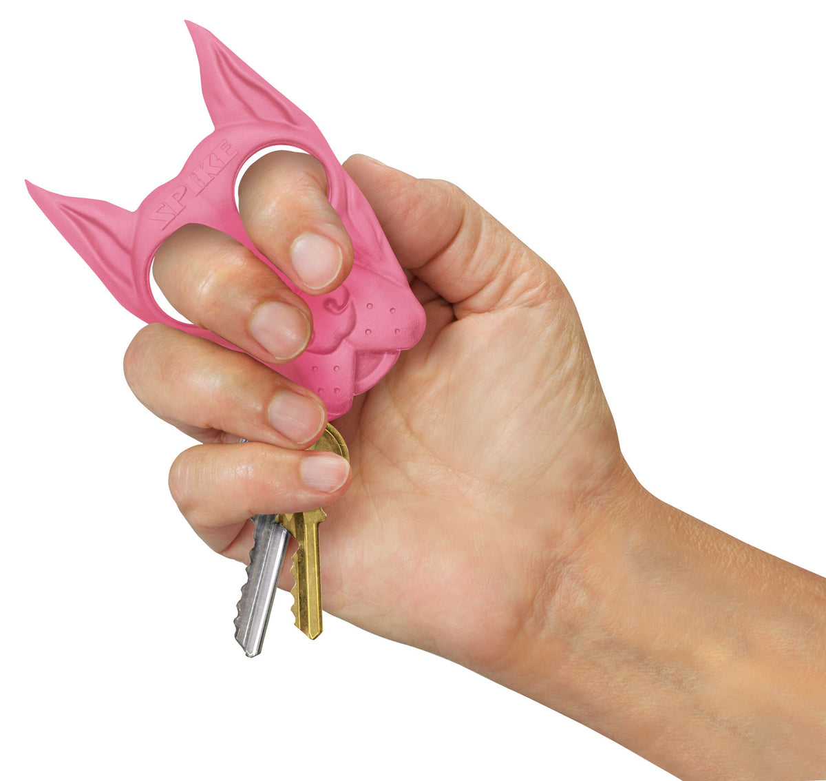 PSP Pink Spike Keychain Personal Defense Tool ABS Plastic