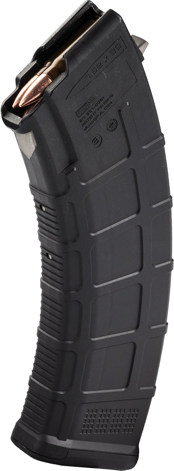 Magpul MAG573BLK PMAG GEN M3 7.62x39mm 30-Round Detachable Mag for AK/AKM Pattern Rifles Black Polymer