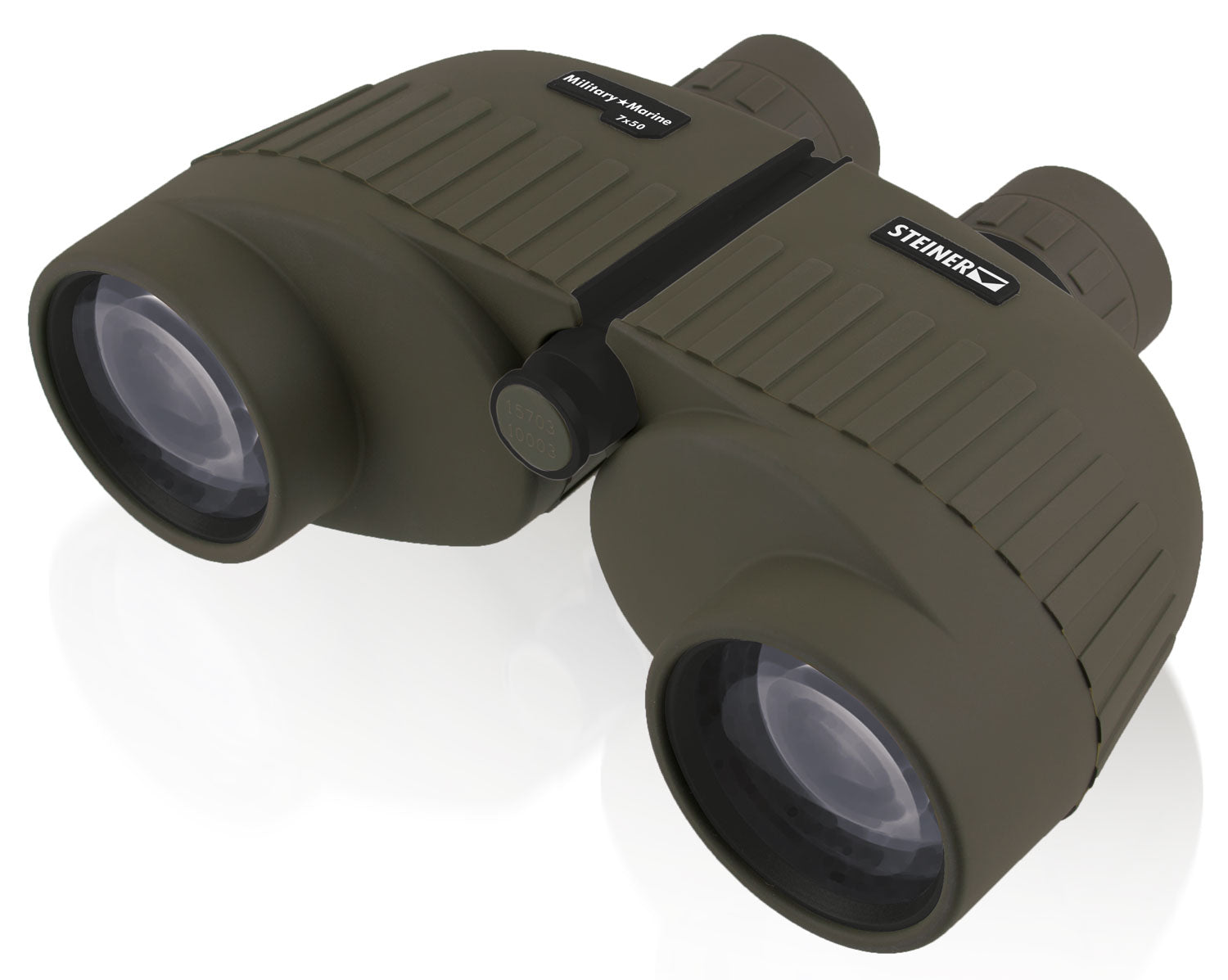Steiner 2038 Military-Marine Binocular 7x50mm, Sports-Auto Focus, Porro Prism, OD Green Makrolon/Rubber Armor