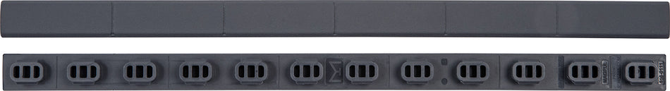 Magpul MAG602-GRY Stealth Gray M-LOK Type 1 Low-Profile Rail Cover Set