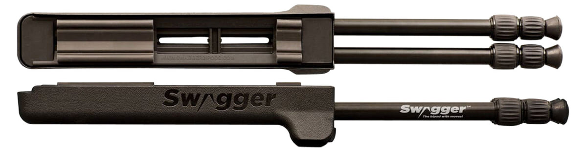 Swagger SWAGBPHT42 Hunter Bipod with Flex Leg System, 9.75"-41.25" Adjustable Polymer