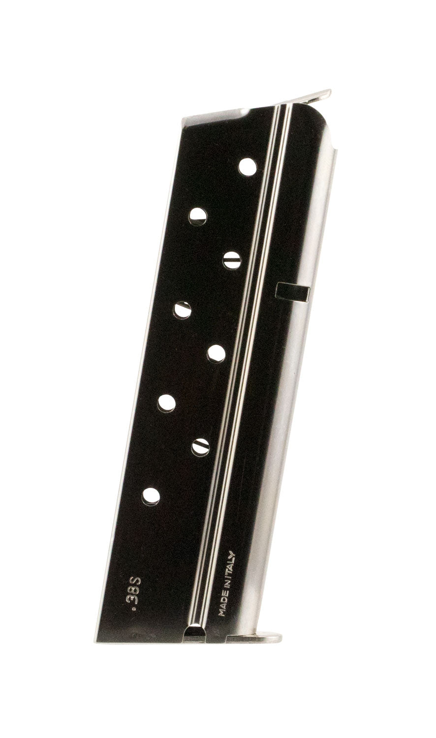 Rock Island MGCGOV38N 9-Round .38 Super Nickel Finish Metal Magazine for 1911