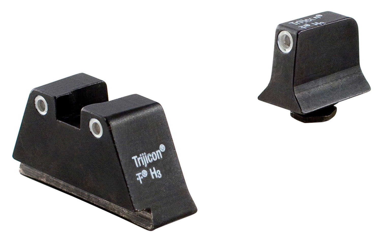 Trijicon Suppressor/Optic Height Night Sights Green Tritium White Outline Glock 20/21