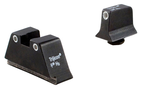 Trijicon Suppressor/Optic Height Night Sights Green Tritium White Outline Glock 20/21