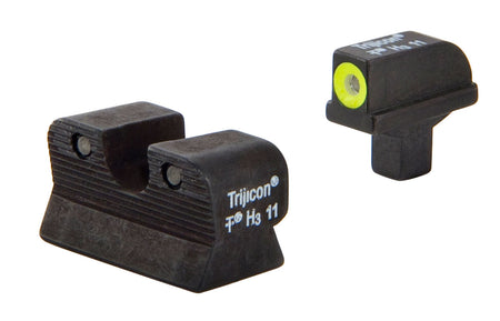 Trijicon HD Night Sight Set Green Tritium Yellow Front / Black Rear for Colt 1911