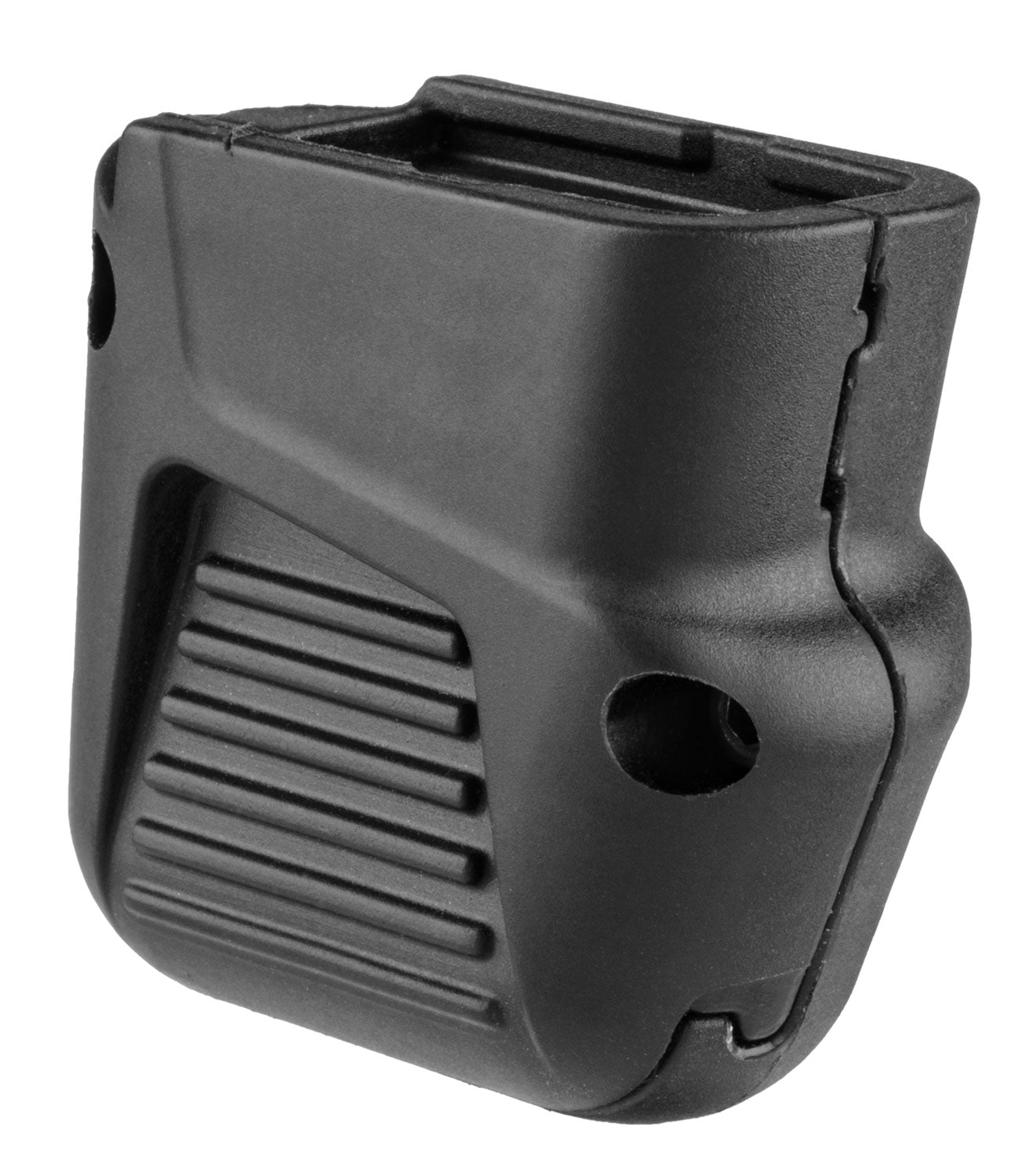 FAB Defense FX4310B Mag Extension +4rd for Glock 43 Black Matte Polymer Baseplate Replacement