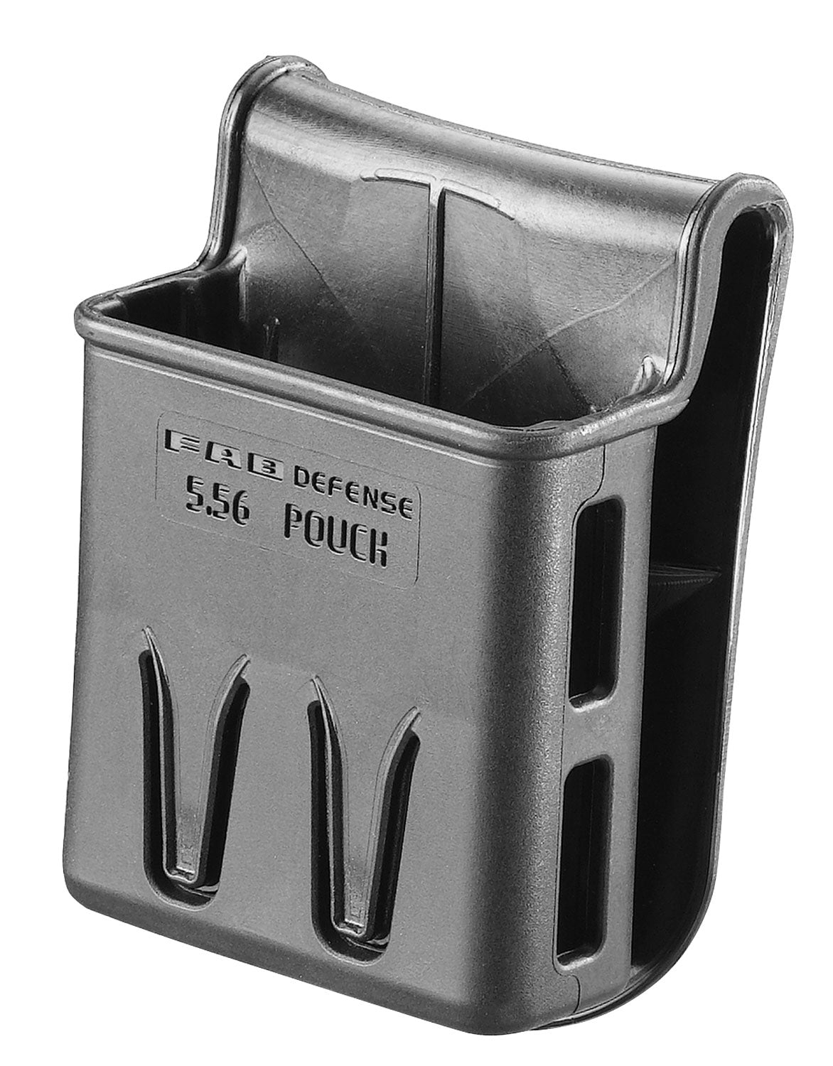 FAB Defense FX556P M4 M16 AR-15 Magazine Pouch Black Polymer Ambidextrous Belt Mount