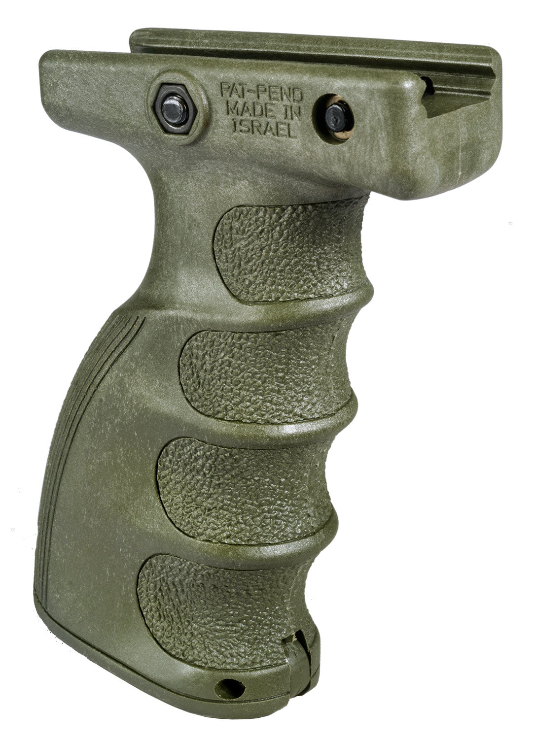 FAB Defense FXAG44SG AG-44S Angled Foregrip 1913 Picatinny Rail Compatible OD Green Reinforced Polymer