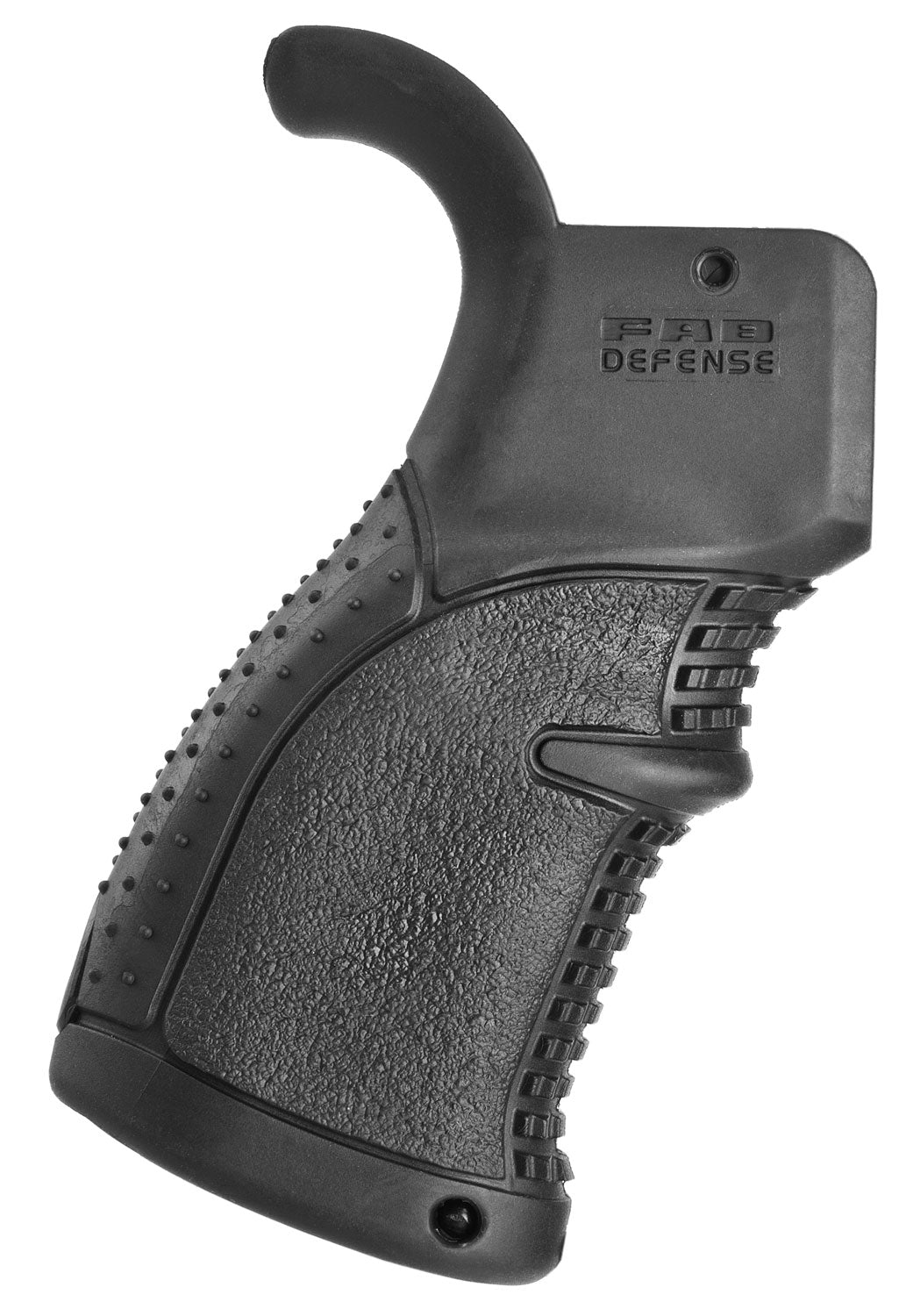 FAB Defense FXAGR43B AGR-43 Rubberized Beavertail Pistol Grip AR-15/M16/M4 Black Polymer