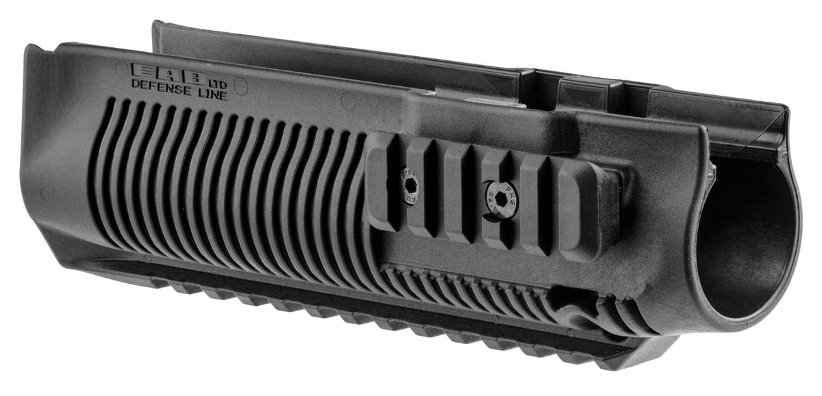 FAB Defense PR-870 Remington 870 Forend with Three Picatinny Rails Black Polymer