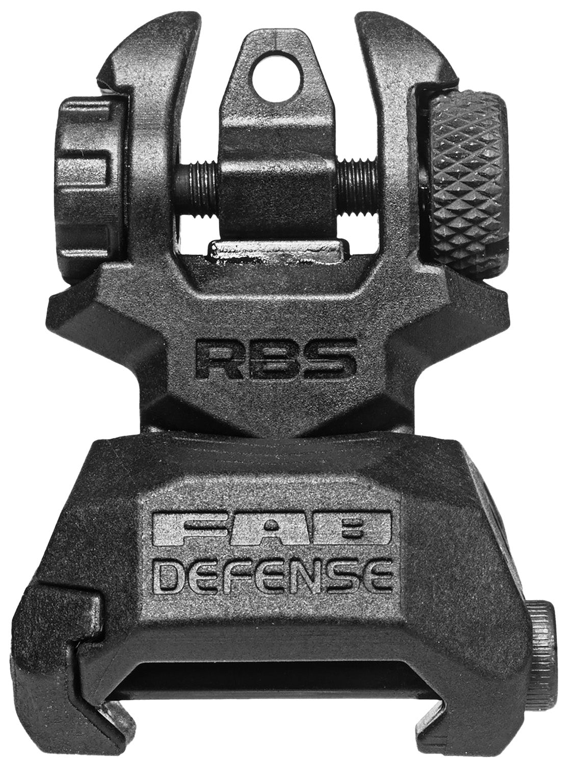 FAB Defense FXRBS Dual Aperture Auxiliary Rear Sight for AR-15/M16 Picatinny Rail Black