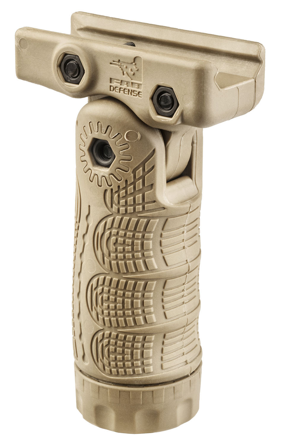 FAB Defense T-FL Vertical Folding Foregrip 7 Position Flat Dark Earth Polymer