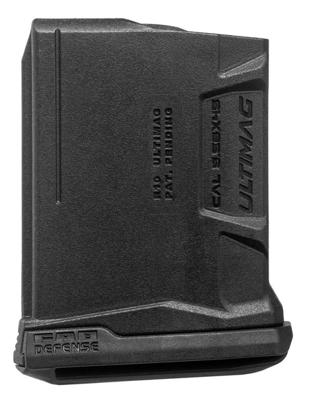 FAB Defense FXUMAGR10 Ultimag 10rd AR-15/M4 5.56x45 NATO Ergonomic Magazine Black Polymer and Steel