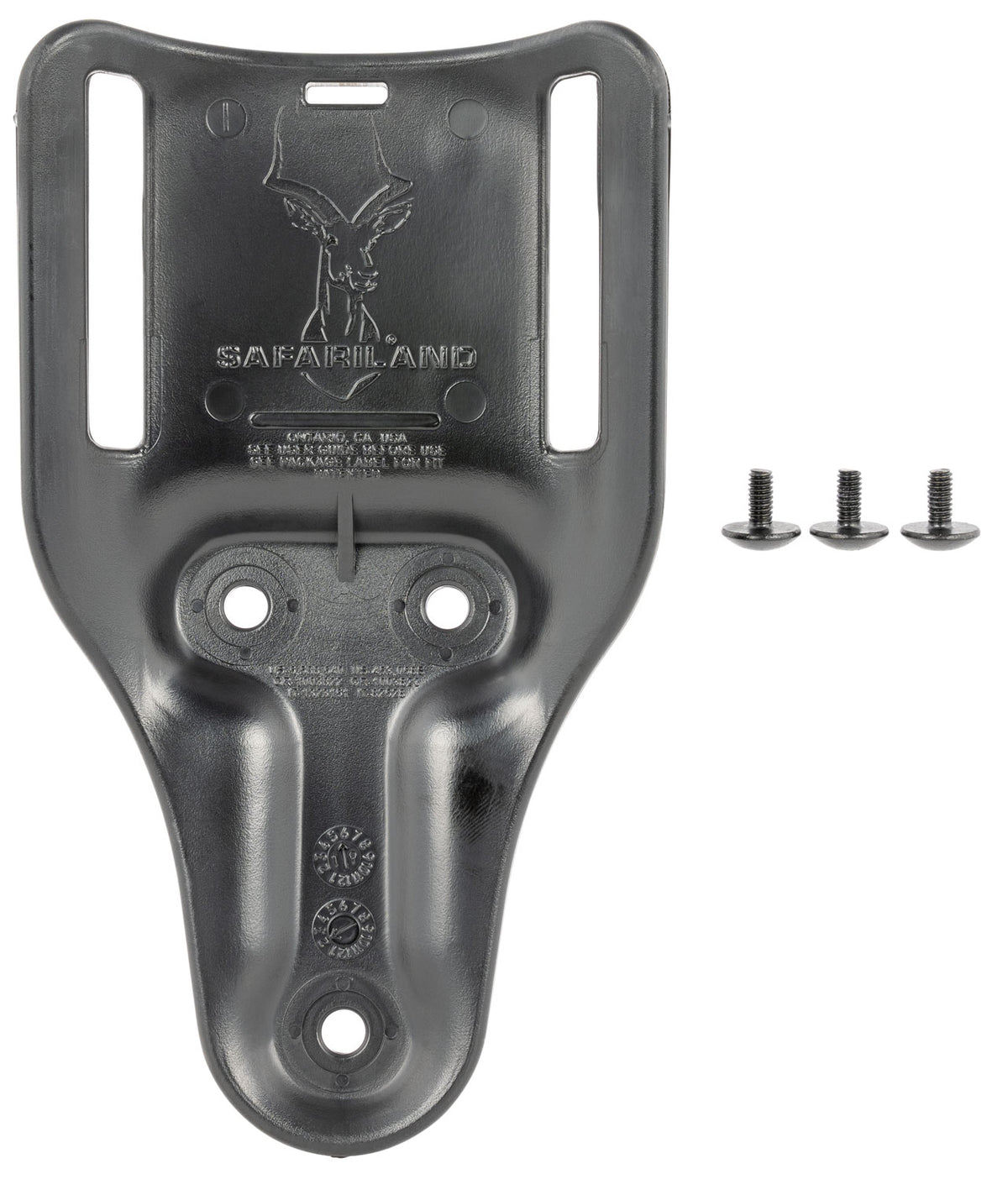 Safariland 6070UBL22 Universal Mid-Ride Belt Loop Black 2-Inch Belt Mount