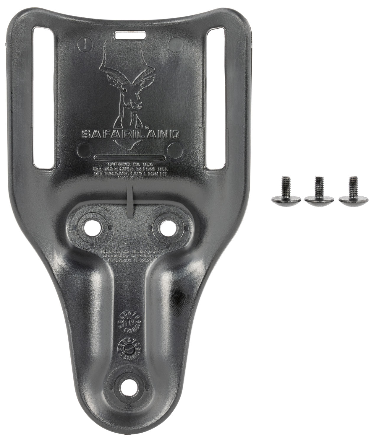 Safariland 6070UBL22 Universal Mid-Ride Belt Loop Black 2-Inch Belt Mount