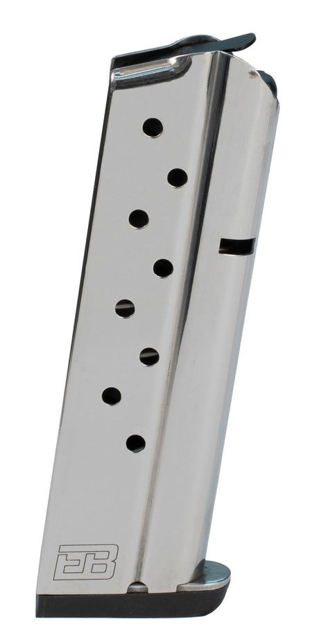 Ed Brown 84938 .38 Super 9 Round 1911 Government Stainless Steel Magazine