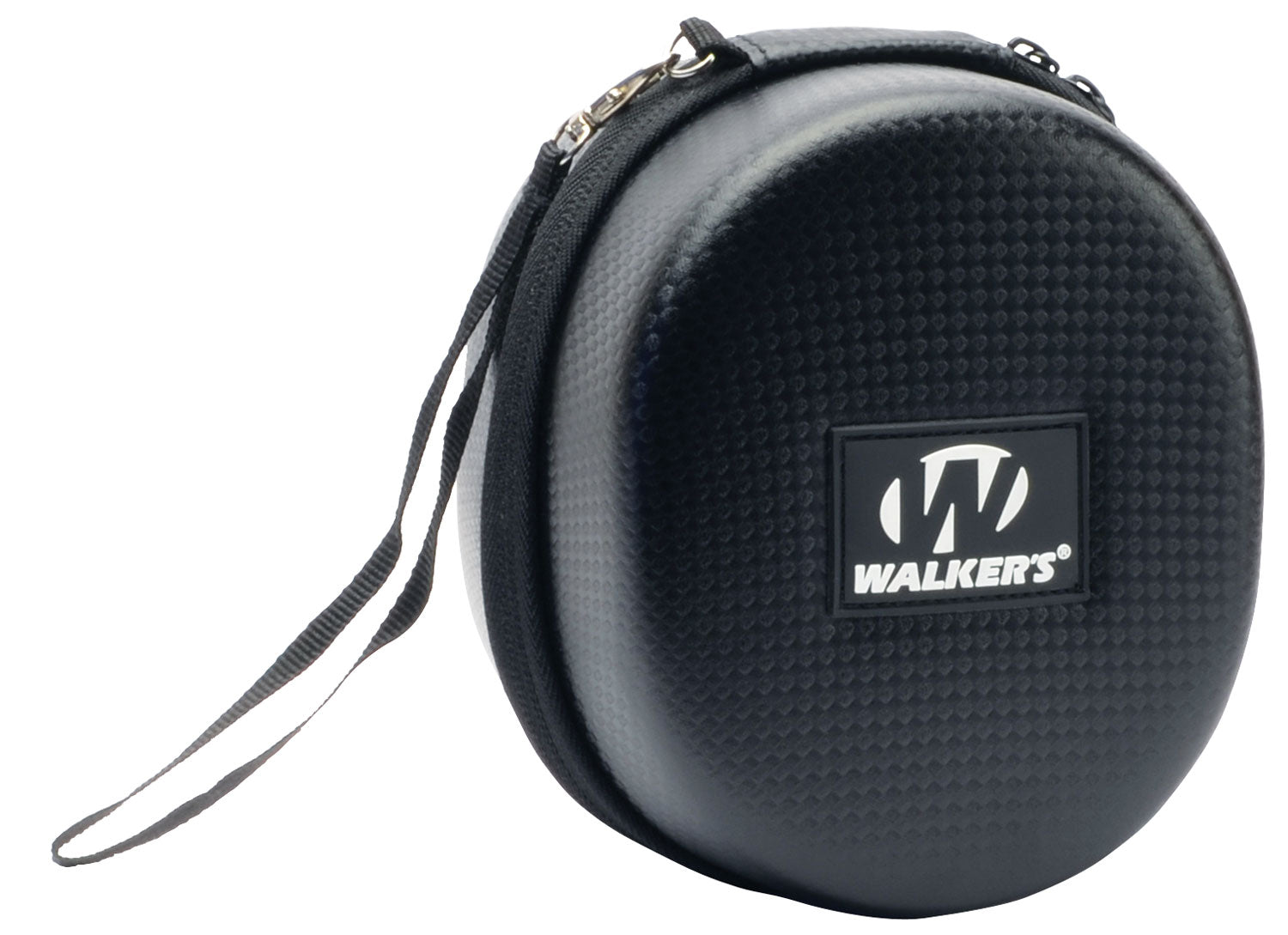 Walker's GWPREMSC Black EVA Protective Case for Razor Muffs with Nylon Lanyard