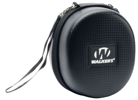 Walker's GWPREMSC Black EVA Protective Case for Razor Muffs with Nylon Lanyard